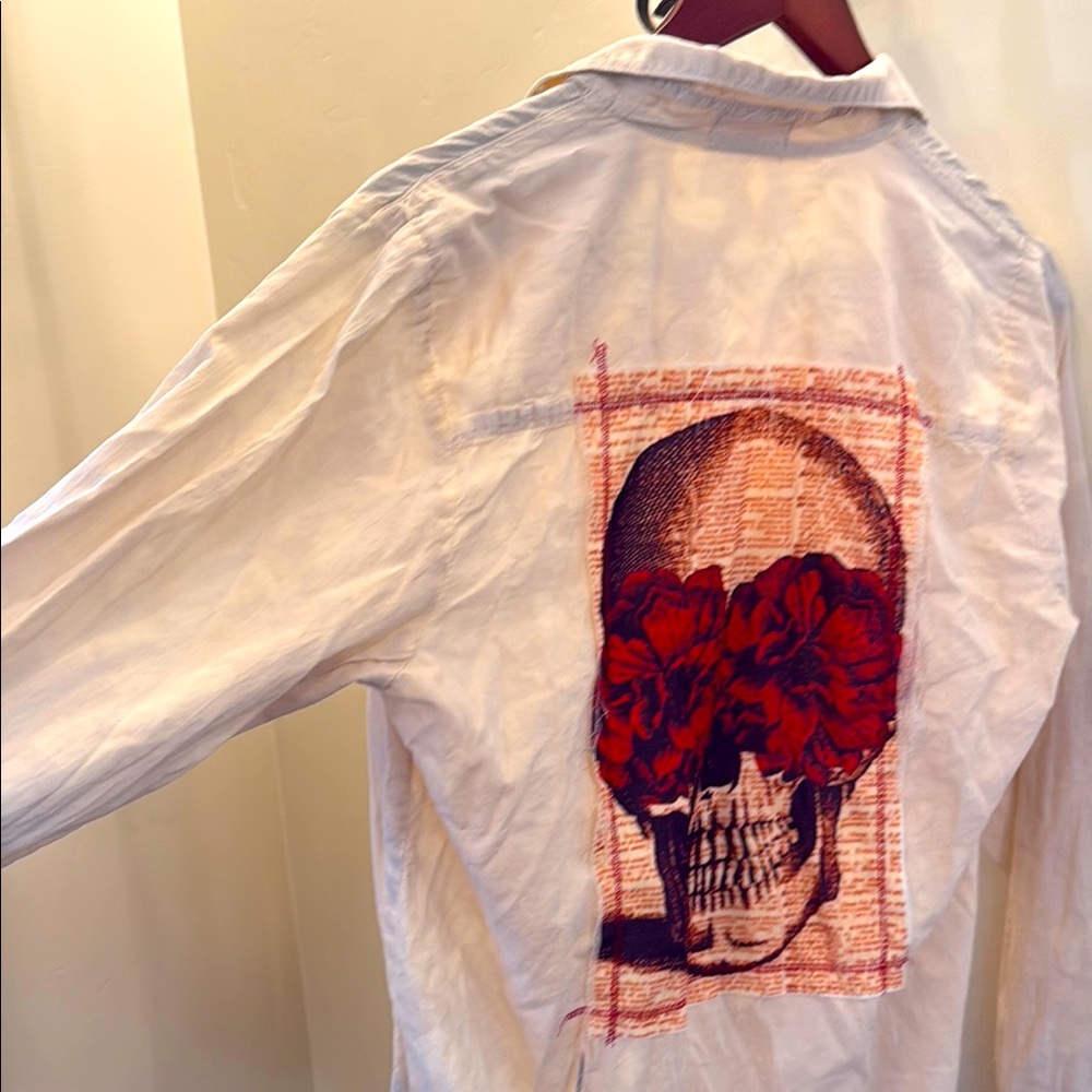 White Skull Print Sunny Days Brand